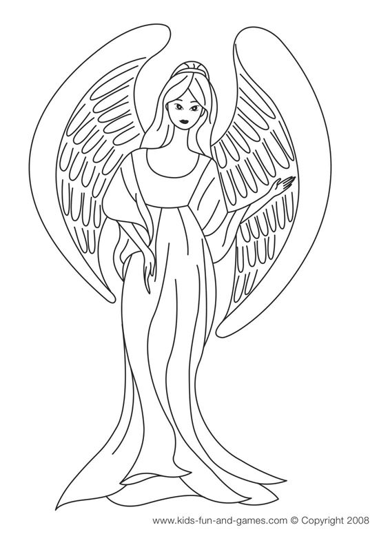 550x775 Dark Angel Coloring Pages