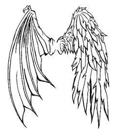 Dark Angel Wings Drawing at GetDrawings | Free download