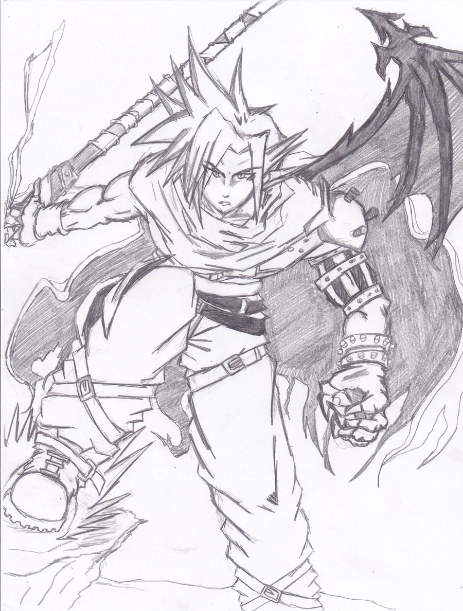 900x1188 Practice Sketch Dark Cloud By Daemon835