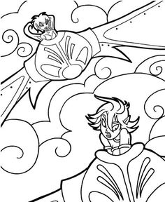236x288 Coloring Colouring Faerieland Faerie Aisha Clouds Rainbow Flying