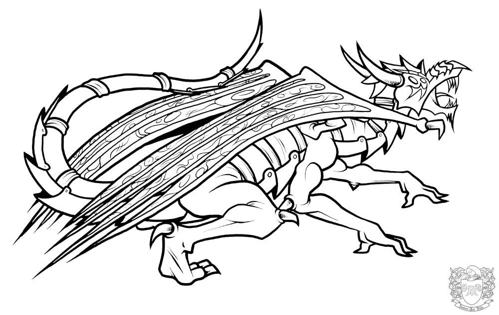 1000x633 Dark Dragon Illustrated By James Art Ville