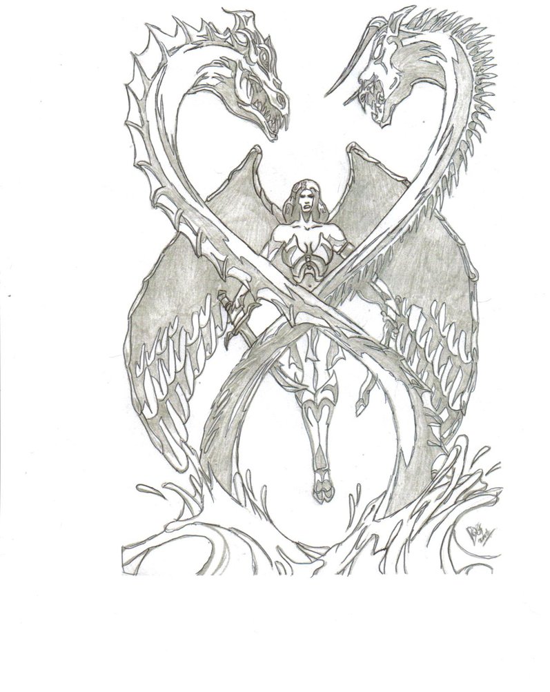 797x1003 Dragons Of Heaven By Dark Demon Lights