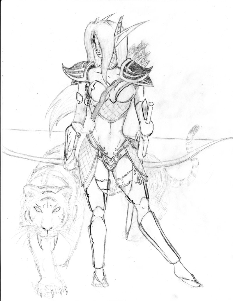 800x1035 Night Elf Elf Drawing Merry Christmas Amp Happy New Year Arts