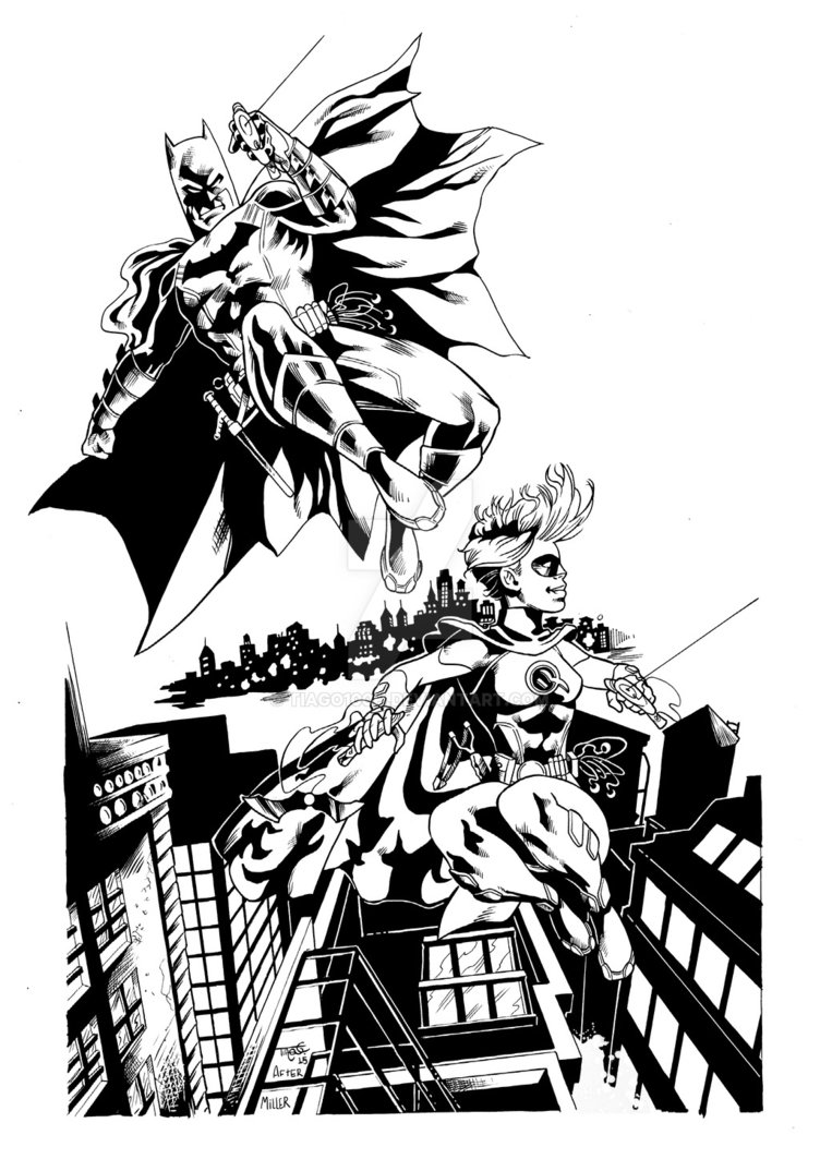 752x1063 Batman And Robinink