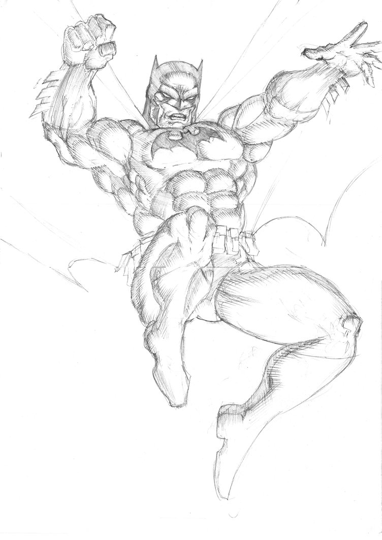 752x1063 Batman Dark Knight Returns Pencil By Dushans