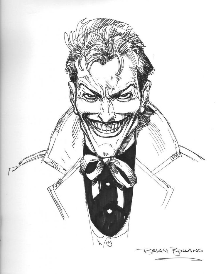 Dark Knight Joker Drawing at GetDrawings | Free download