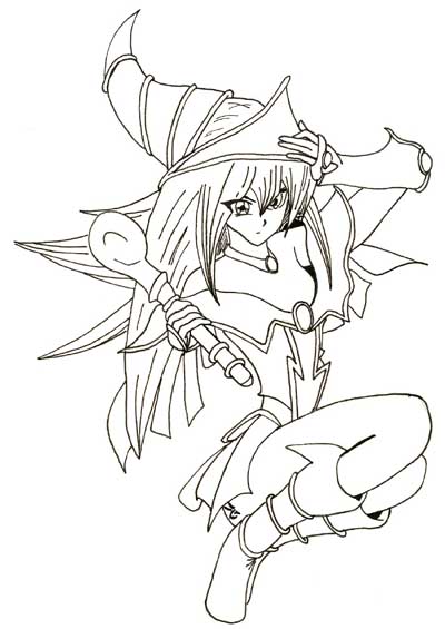 400x565 Dark Magician Girl By Disturbed Images
