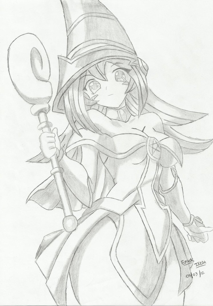 746x1071 Dark Magician Girl By Theegoistyz