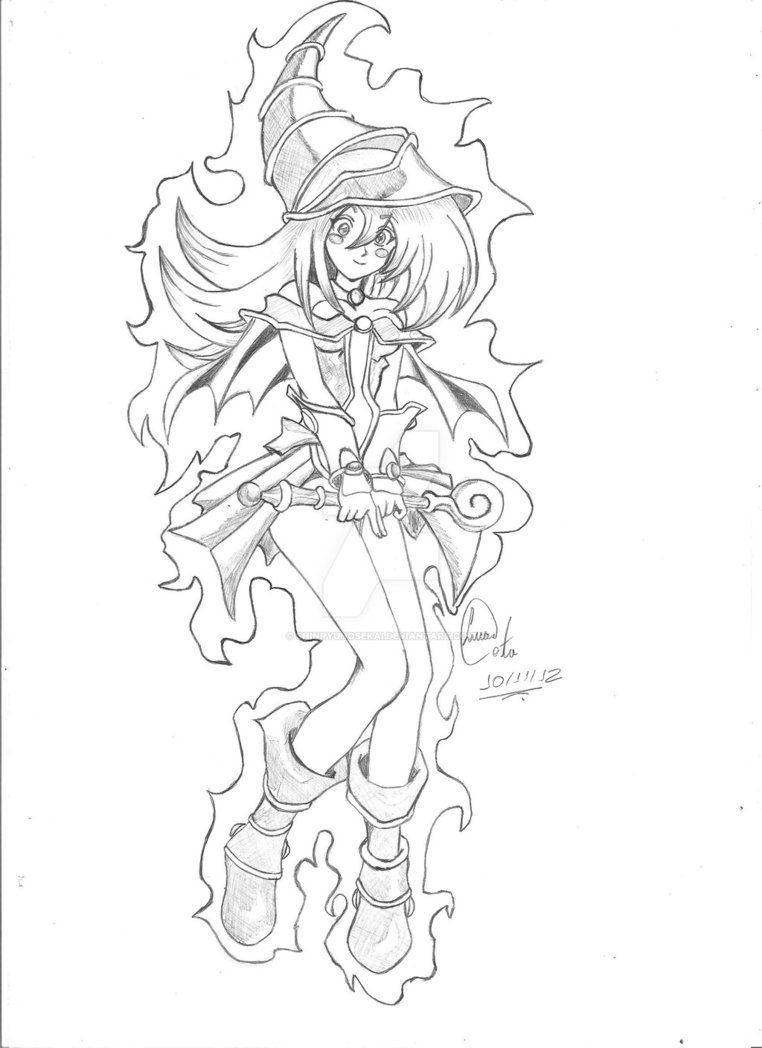 762x1048 Dark Magician Girl By Shinryunosekai