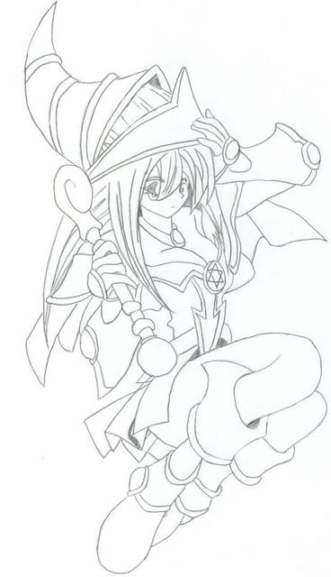 368x640 Dark Magician Girl By Zoya15