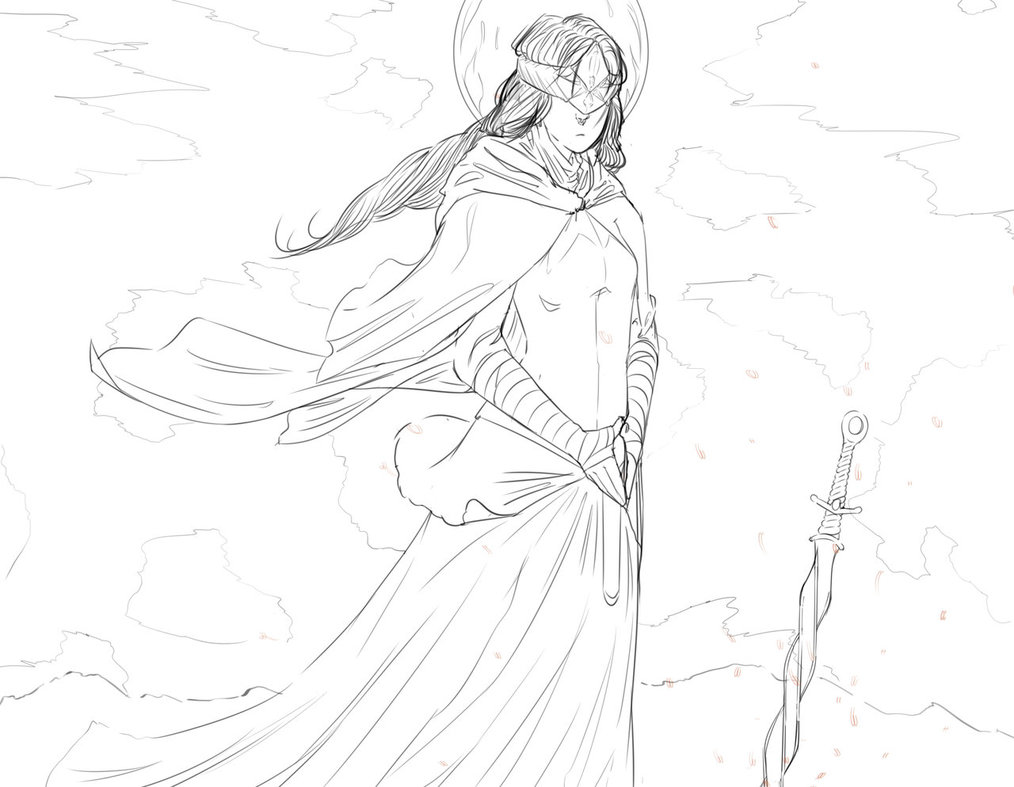 1014x787 Dark Souls 3 Firekeeper By Obayashii