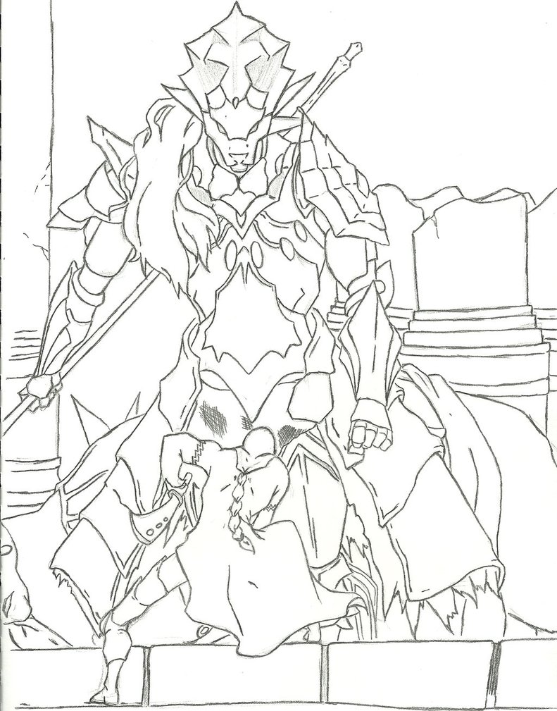 791x1009 Dark Souls Ornstein Fight By Sirska