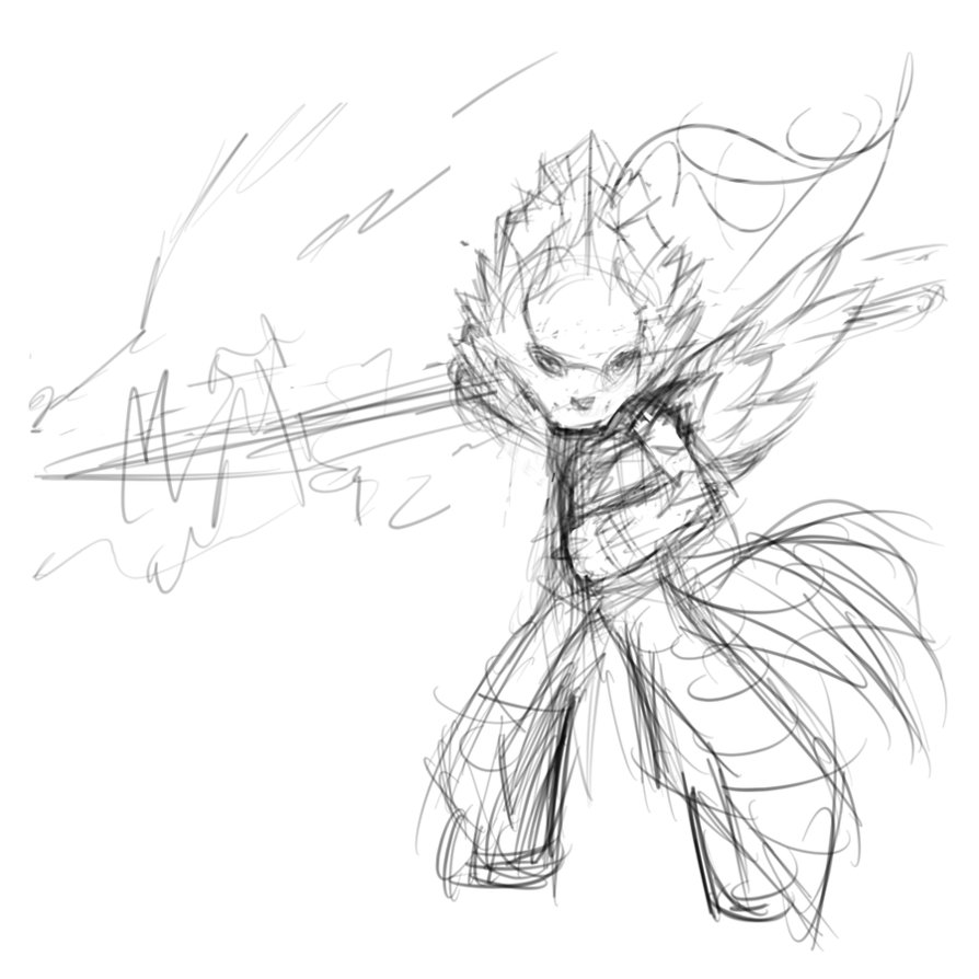 894x894 Sketch Dark Souls