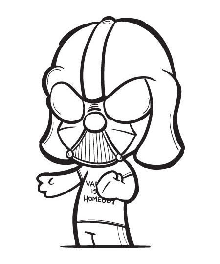 450x539 Darth Vader Wip By Cute Death