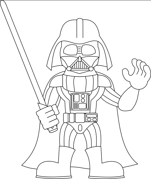 608x718 Drawing Practice Darth Vader + Stormtrooper Sirrob01