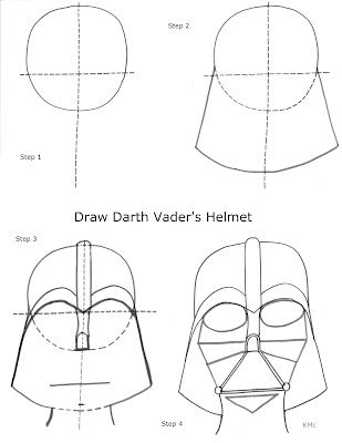 309x400 Drawn Darth Vader