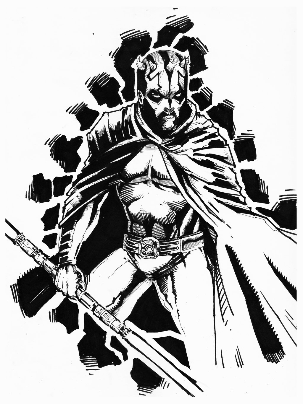 1024x1368 Darth Maul By Hawke28