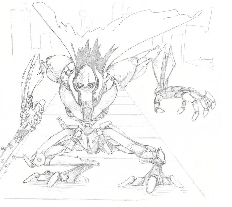 910x813 Darth Maul And Other Sketches