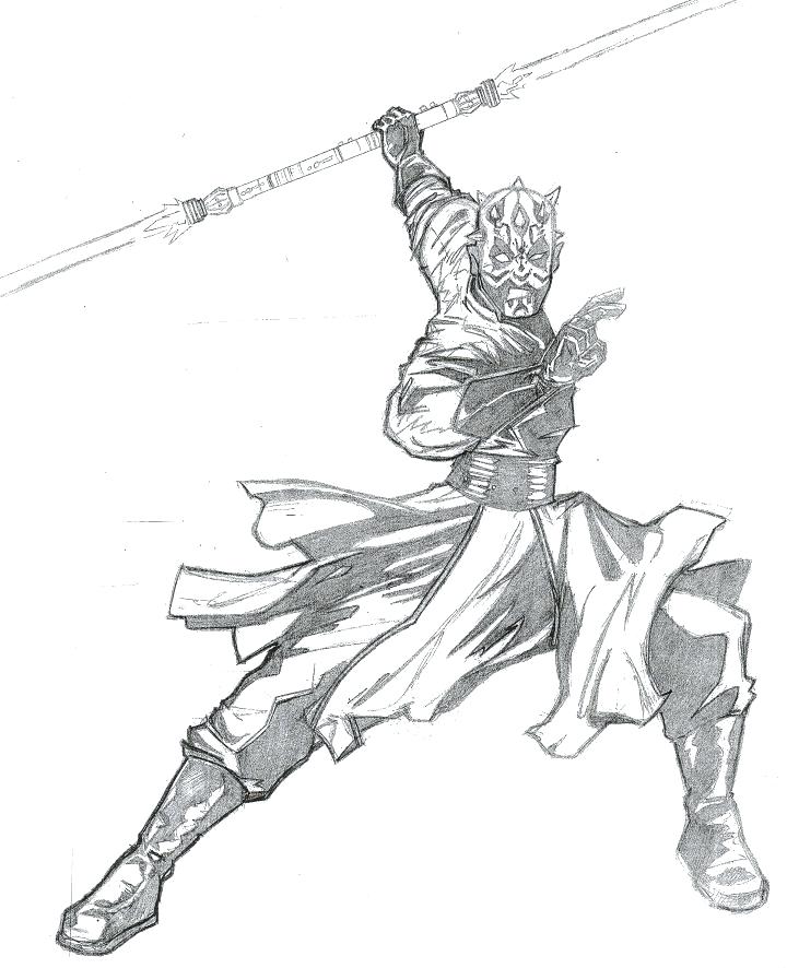 Download Darth Maul Drawing at GetDrawings.com | Free for personal use Darth Maul Drawing of your choice