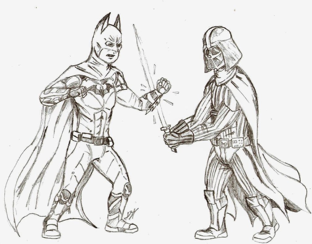 1010x791 Batman Vs Darth Vader By Darkwolf2284