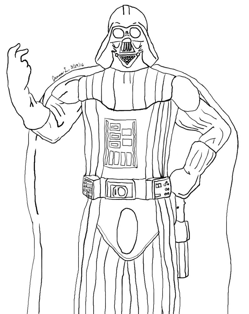 Darth Vader Drawing at GetDrawings | Free download