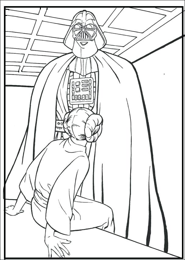607x850 Darth Vader Coloring Page Coloring Pages Free To Print Lego Darth