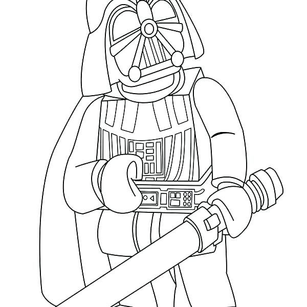 600x600 Darth Vader Coloring Page Drawn Coloring Page 2 Lego Darth Vader