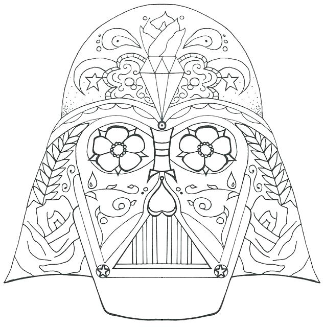 634x640 Darth Vader Coloring Page Related Pictures Coloring Book Drawing