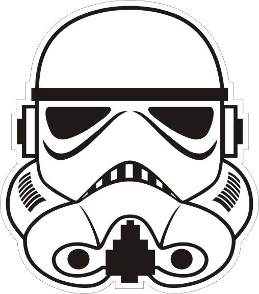 508x576 Darth Vader Helmet Clipart