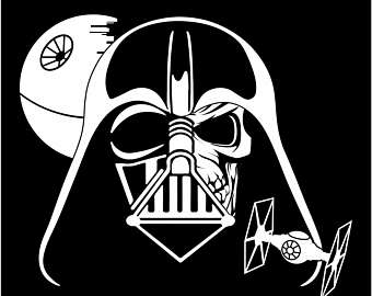 340x270 Darth Vader Sticker Etsy