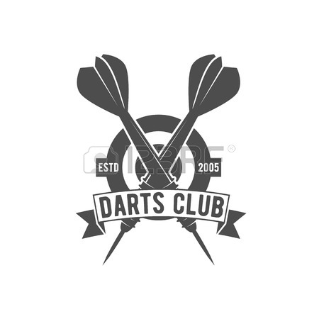 450x450 Darts Label, Badge, Vector Logo Royalty Free Cliparts, Vectors