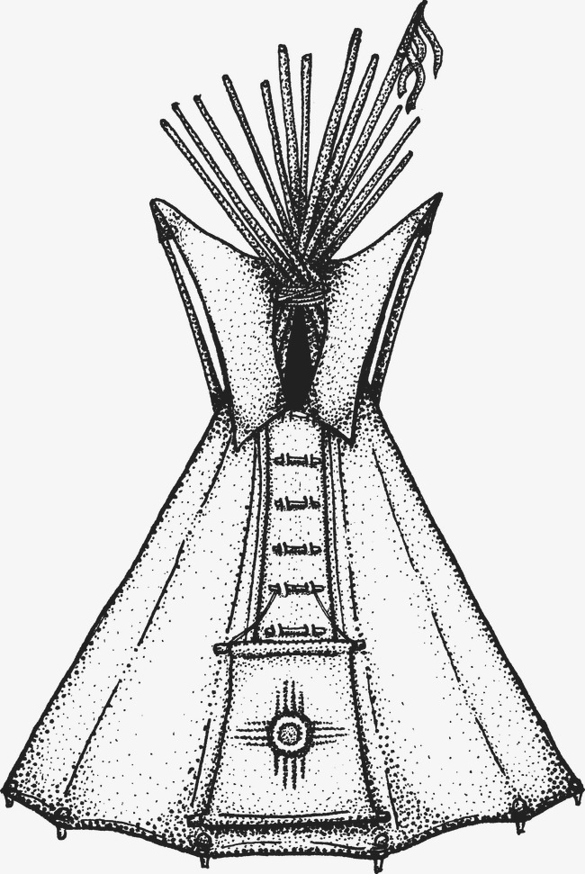 650x971 Indian Element, Pencil Drawing, Black White, Darts Png