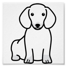 236x236 Drawing Of Dachshund