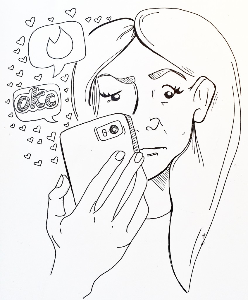 848x1024 Cute Relationship Drawings Dipping Into The Digital Dating Pool