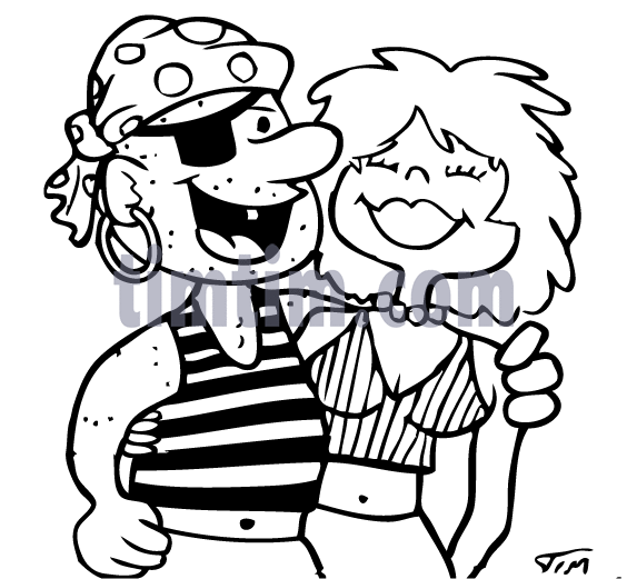 564x521 Free Drawing Of A Pirate Date Bw From The Category Dating Love