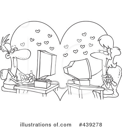 400x420 Online Dating Clipart