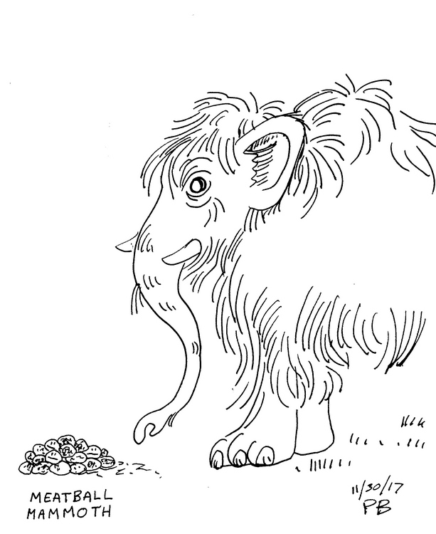 613x750 Pen Week Part One Meatball Mammoth And Other Stub Pen Drawings