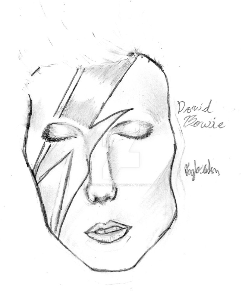 803x994 David Bowie Drawing By Burningroses243