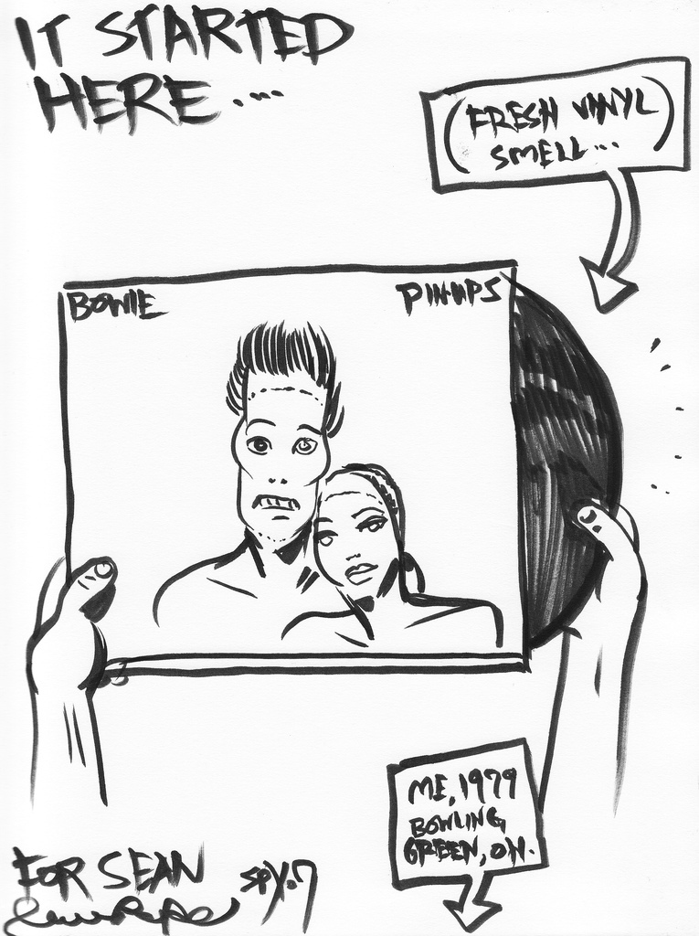 765x1024 96 Drawings Of David Bowie By The World's Best Comic Artists