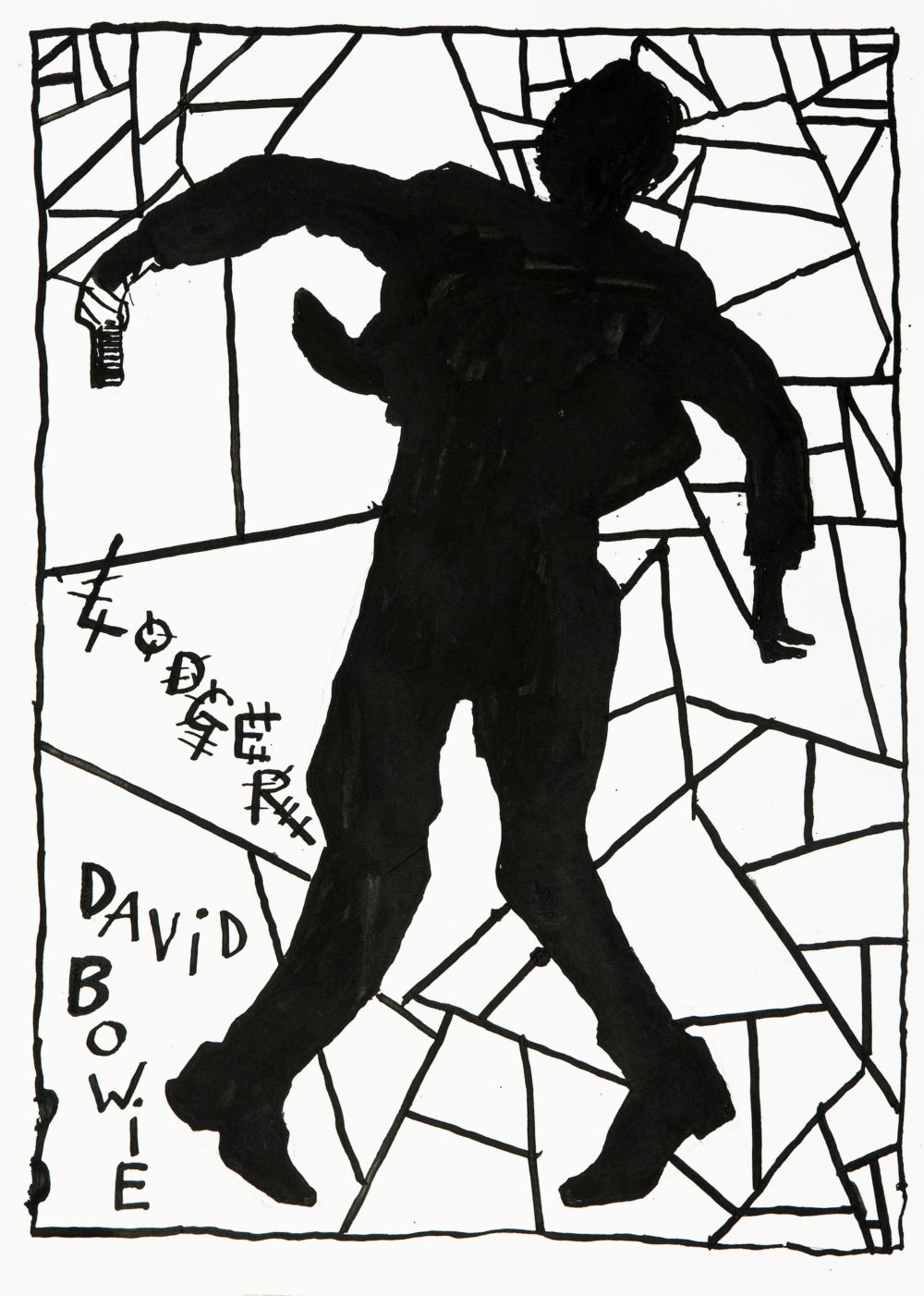 1000x1402 Drawing For David Bowie Lodger Lp 1