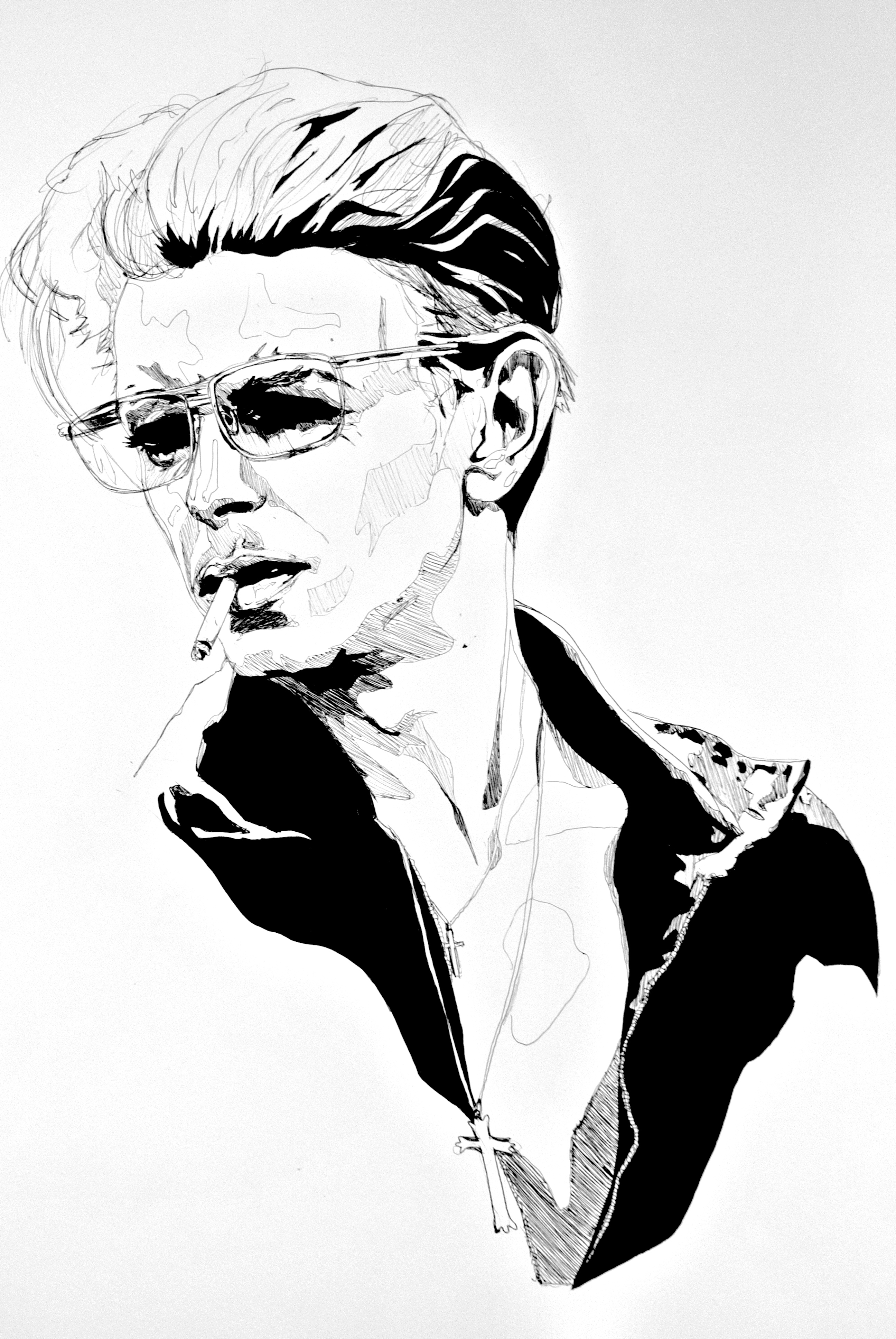 David Bowie Drawing at GetDrawings | Free download