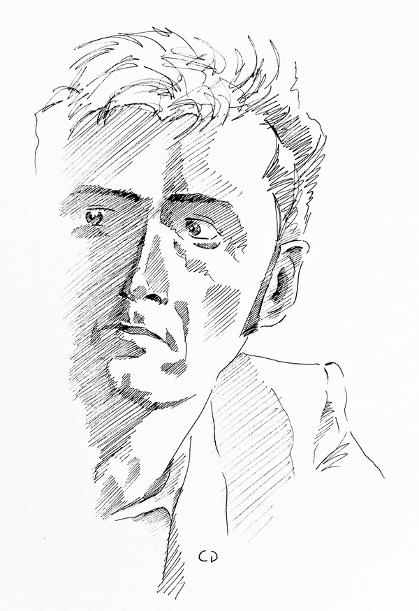 600x875 Realistic Celebrity Portrait Sketches Top Design Magazine