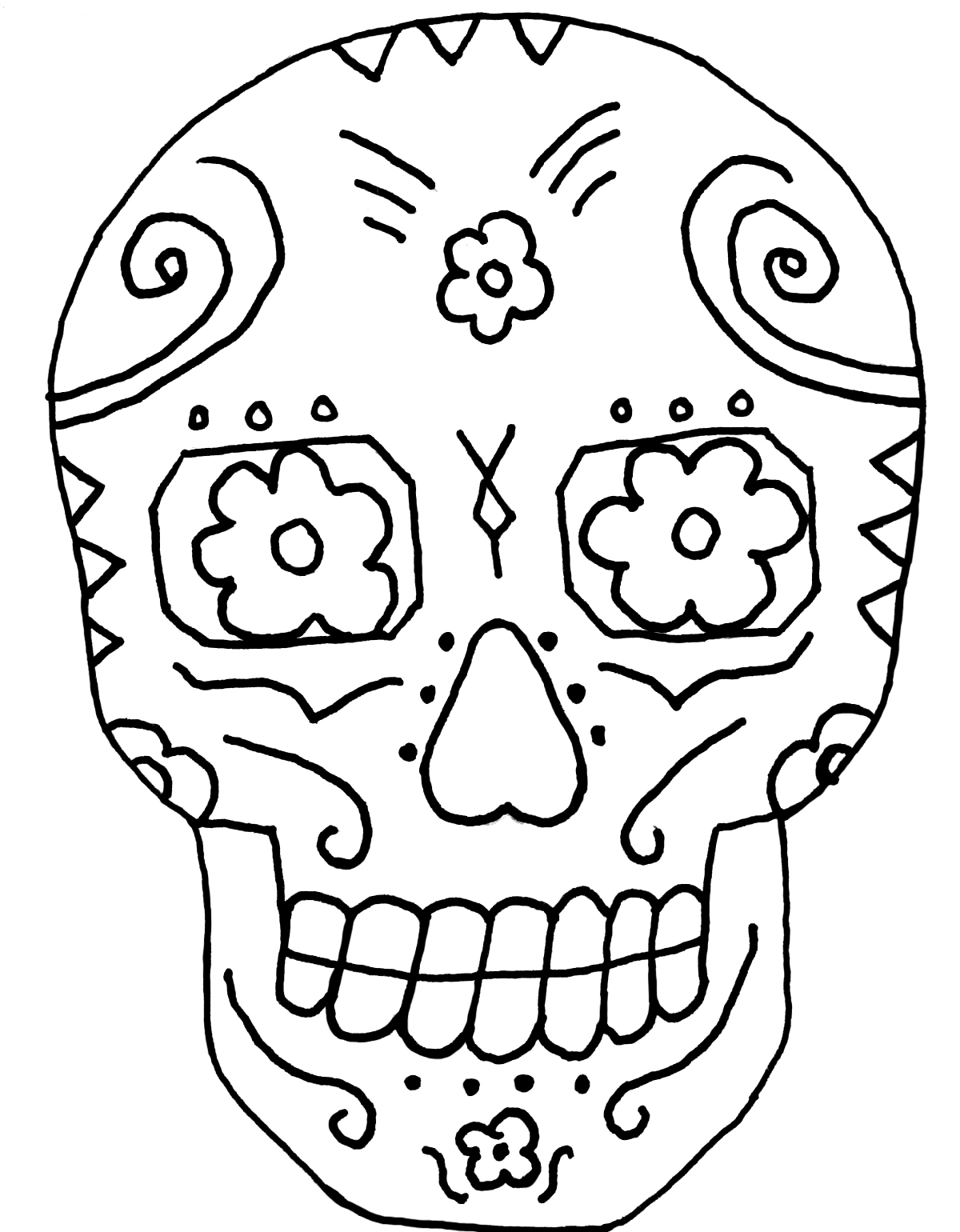 1200x1540 Diy Day Of The Dead Faces