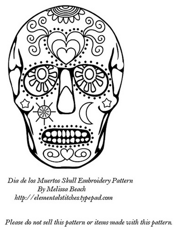570x760 Day Of The Dead Coloring And Craft Activities