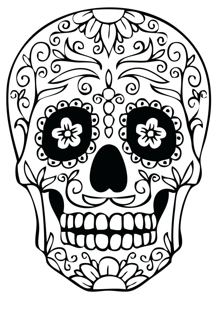 Day Of The Dead Skulls Drawing at GetDrawings | Free download