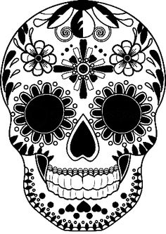 Day Of The Dead Skulls Drawing at GetDrawings | Free download