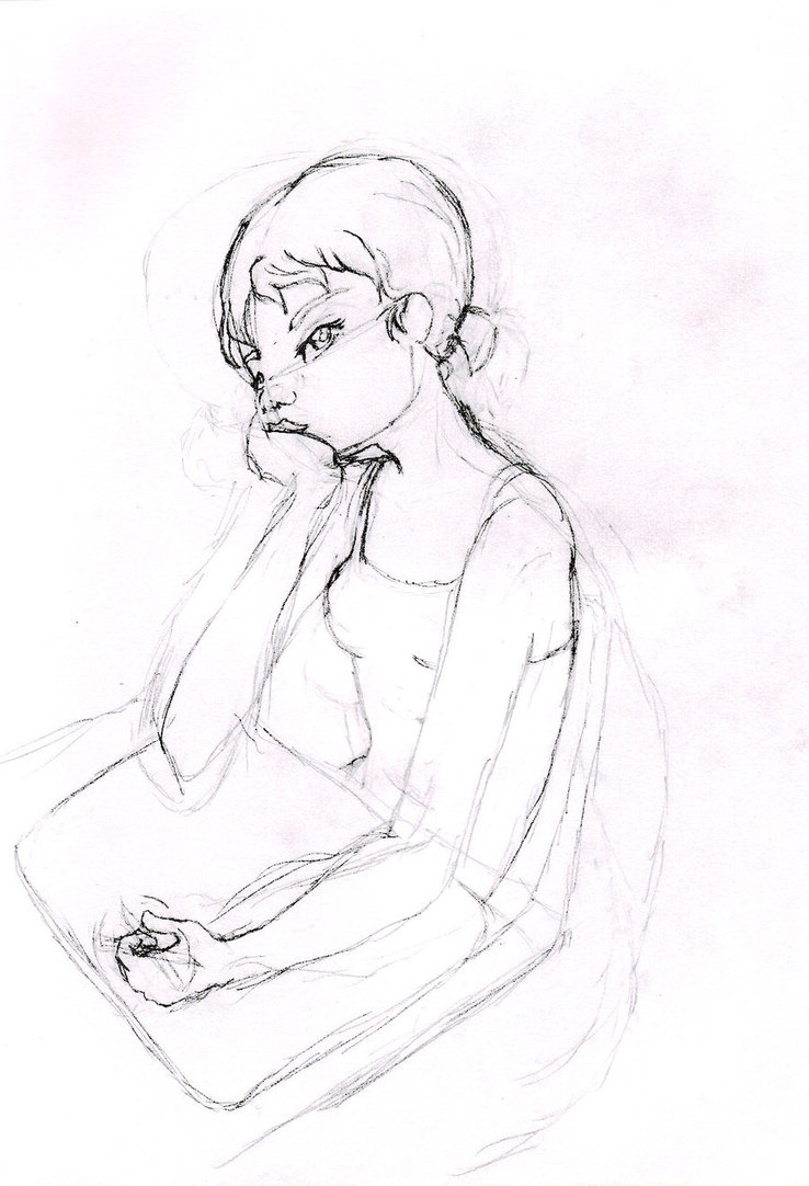 738x1082 Daydream Sketch By La Muerte