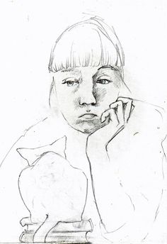 236x344 Start Off With Light And Gestural Contour Lines To Draw In