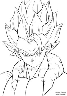 236x338 Drawing Goku Super Saiyan From Dragonball Z Tutorial Step 09 How