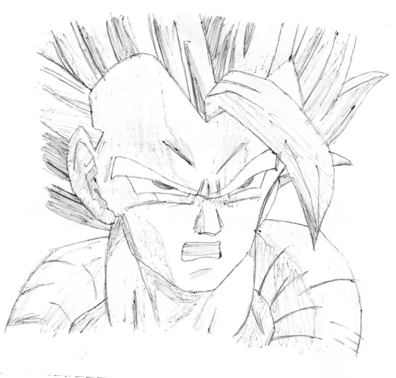 785x749 Dbz Drawing By Recast